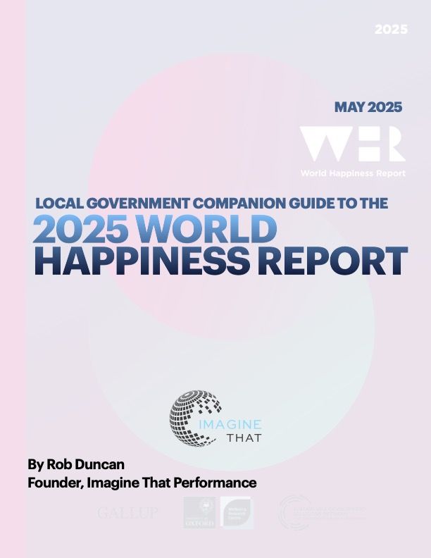 Cover of the Local Government Companion Guide to the 2025 World Happiness Report